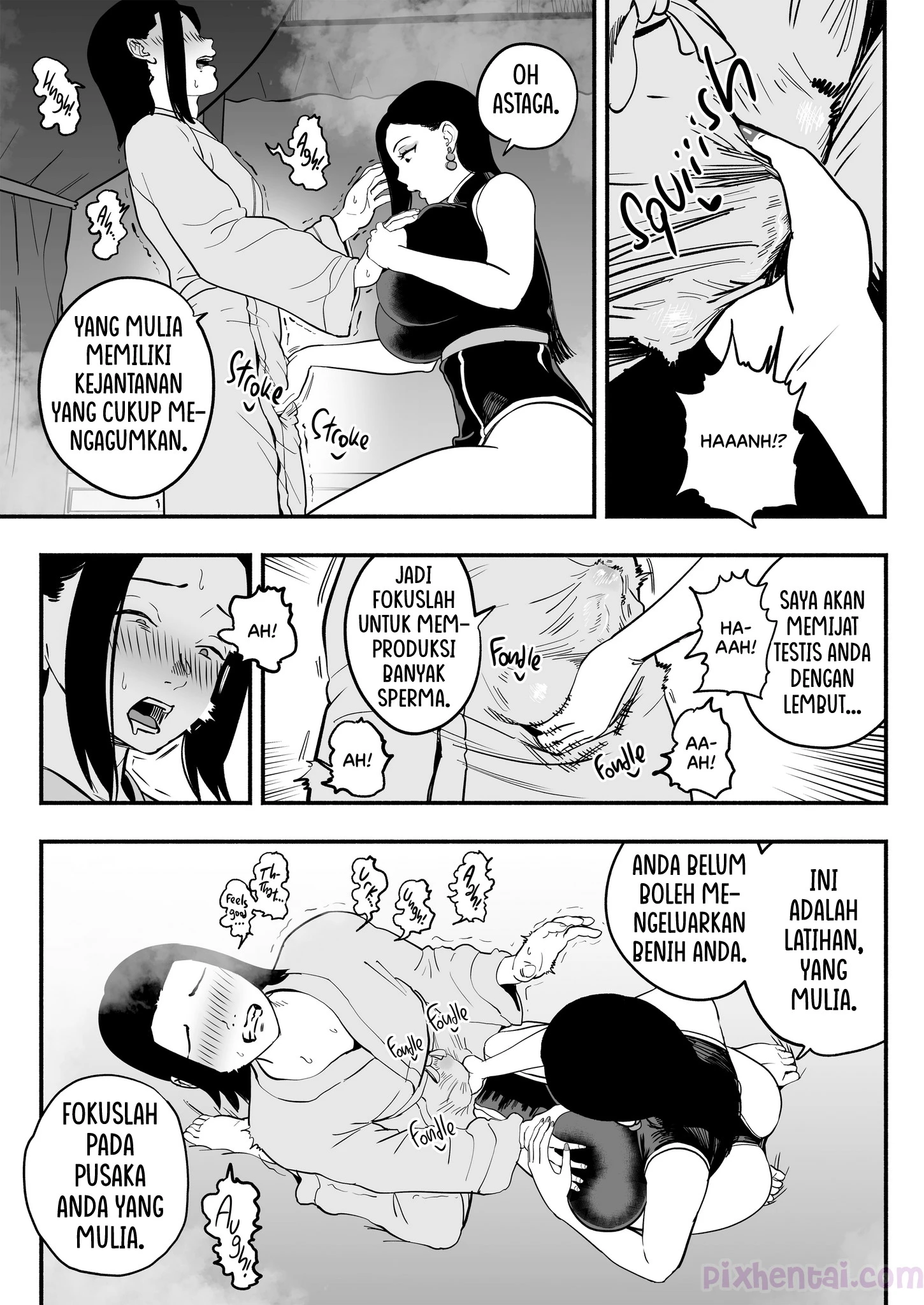 Komik hentai xxx manga sex bokep Koutei no Shinanyaku Kuuru na Kyuujo no Fudeoroshi Kozukuri Shidou 22